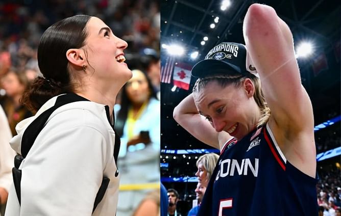 UConn star Paige Bueckers drops 2-word reaction on teammate Morgan Cheli's celebratory snaps from championship night