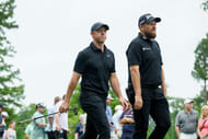 Rory McIlroy and Shane Lowry at the 2025 Zurich Classic (Source: Imagn)