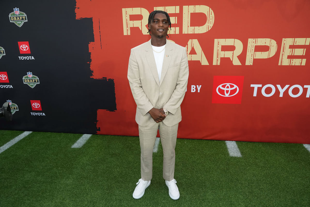 Mike Florio takes issue with Mel Kiper mentioning Shedeur Sanders as Cam Ward gets drafted by Titans