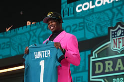 YouTuber Deestroying sends 2-word message to Travis Hunter as Jaguars make blockbuster trade to draft WR/CB with No. 2 pick