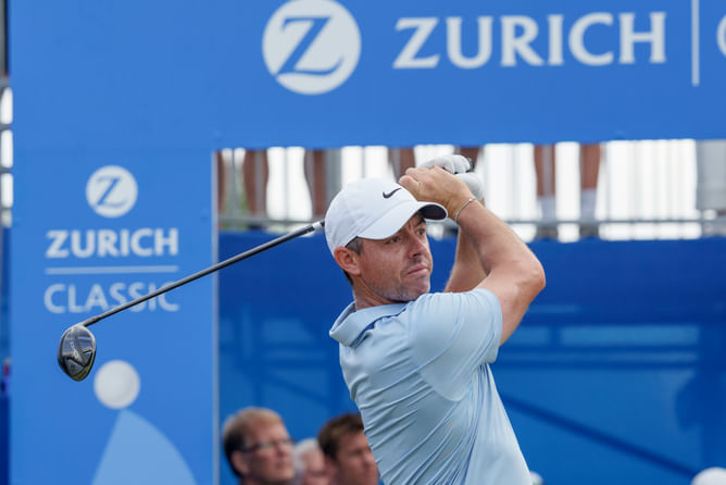 Rory McIlroy says 30-foot eagle putt was 'the last thing' on his mind during 90-minute Zurich Classic delay