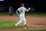 Eugenio Suarez has 10 home runs (Imagn)