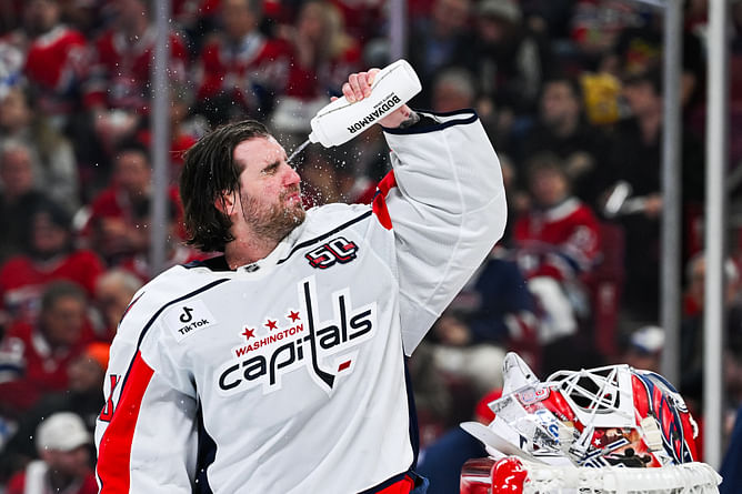 Capitals' Logan Thompson sets his expectations from home crowd clear ahead of Game 5 against Canadiens