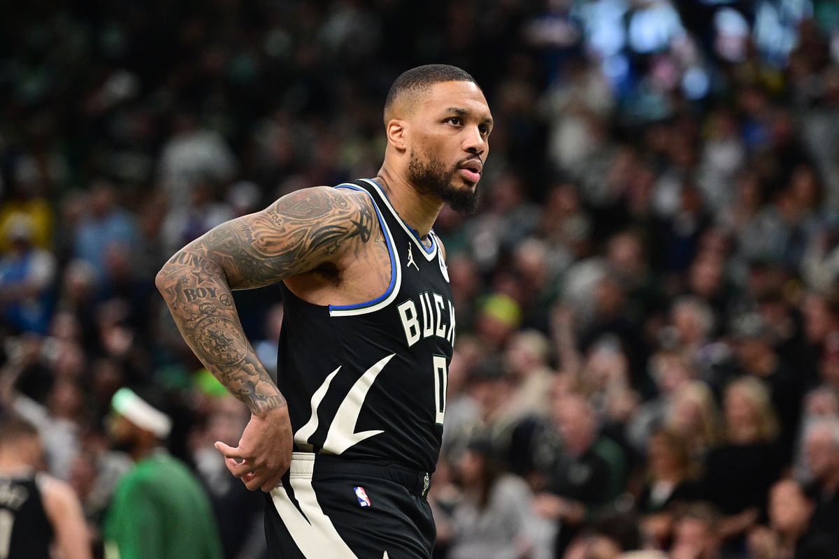 Damian Lillard's mom Gina Johnson reacts to son's devastating Achilles injury on Bucks