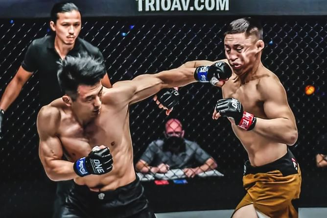 "Lights totally out" - Fans feel the insane power Zhang Lipeng unleashed in his KO sequence of Ruslan Emilbek Uulu