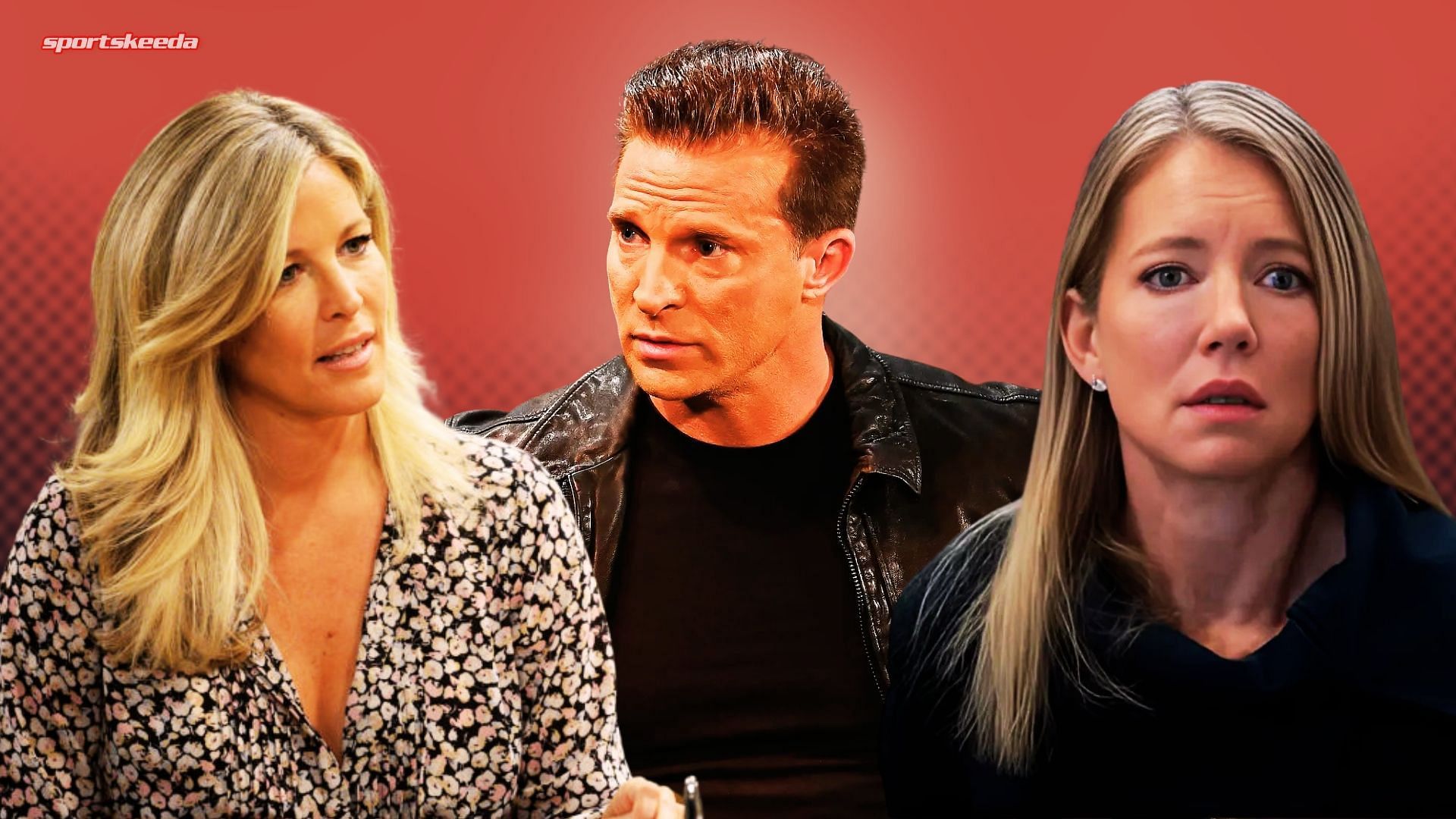 Carly Spencer, Jason Morgan and Nina Reeves of General Hospital (Custom cover edited by Sporstkeeda, Original images via ABC/@General Hospital)