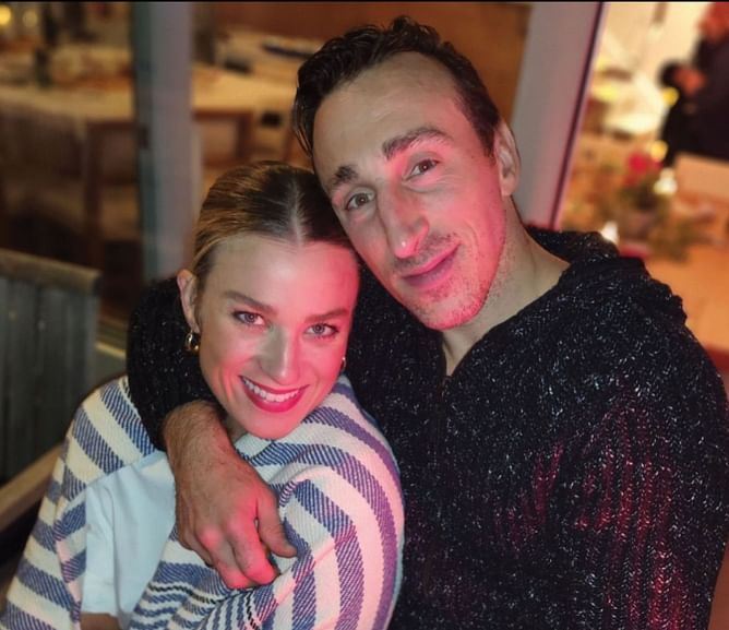 Brad Marchand's wife Katrina reacts to husband's first goal as a Panther