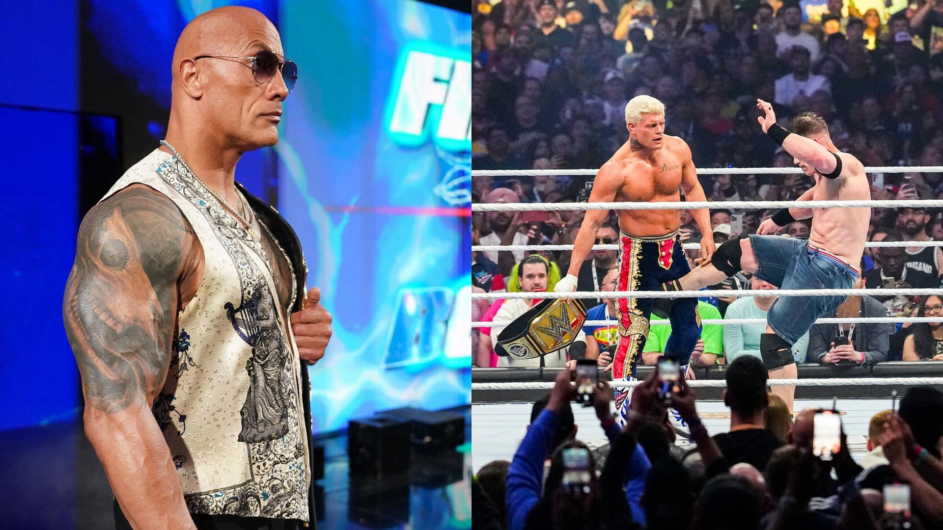 The Rock voiced his opinion about the WrestleMania 41 finish (Images credit: WWE.com)