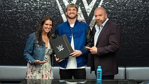 Logan Paul shares must-see footage of behind-the-scenes Triple H conversation