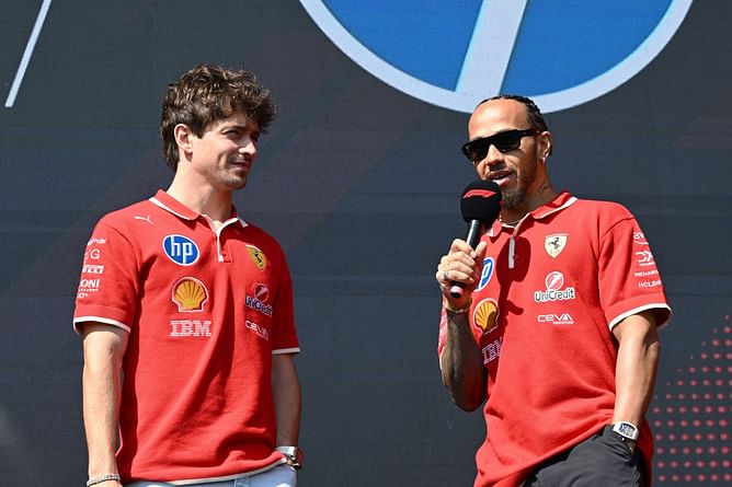 Lewis Hamilton's theory on why Charles Leclerc is dominating him at Ferrari