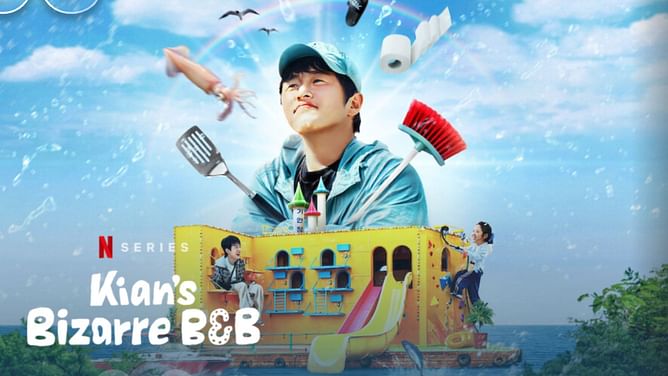 "This is huge" — Fans react as BTS' Jin's Kian's Bizarre B&B ranks #6 on Netflix’s Global Top 10 Non-English Shows with 2M views in first week release
