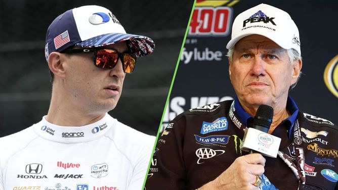 Graham Rahal's partnership with John Force Racing off to a slow start with NHRA Four-Wide Nationals failure