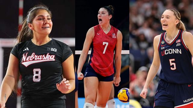 3 Female volleyball players who won the James E. Sullivan Award [Image Source : Getty]