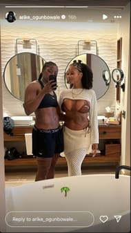 Ogunbowale's IG story