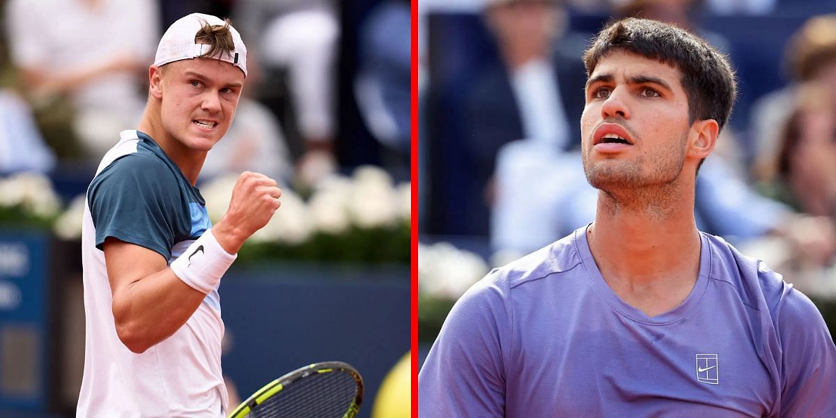 Holger Rune (L) Carlos Alcaraz (R) | Getty