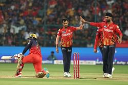 Nehal Wadhera takes a superb running catch to dismiss Jitesh Sharma for 2 off Yuzvendra Chahal in RCB vs PBKS IPL 2025 match