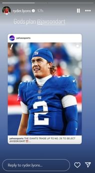 Image credit: Ryder Lyons' IG