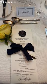 Lydia Ko's story on Instagram - Source- Instagram/@lydsko