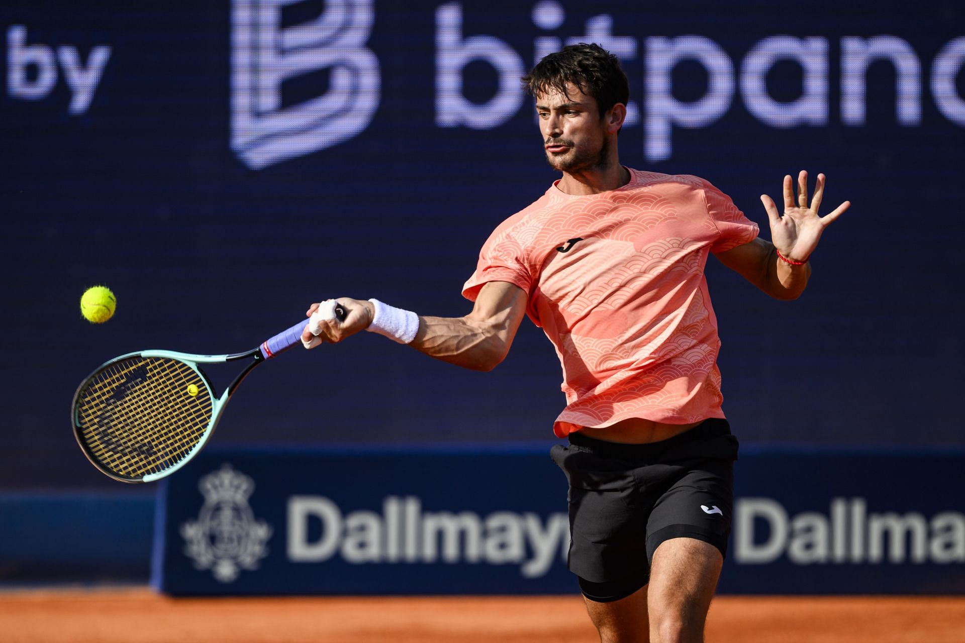 Mariano Navone during his match against Felix Auger-Aliassime at the 2025 BMW Open [Image Source: Getty Images]