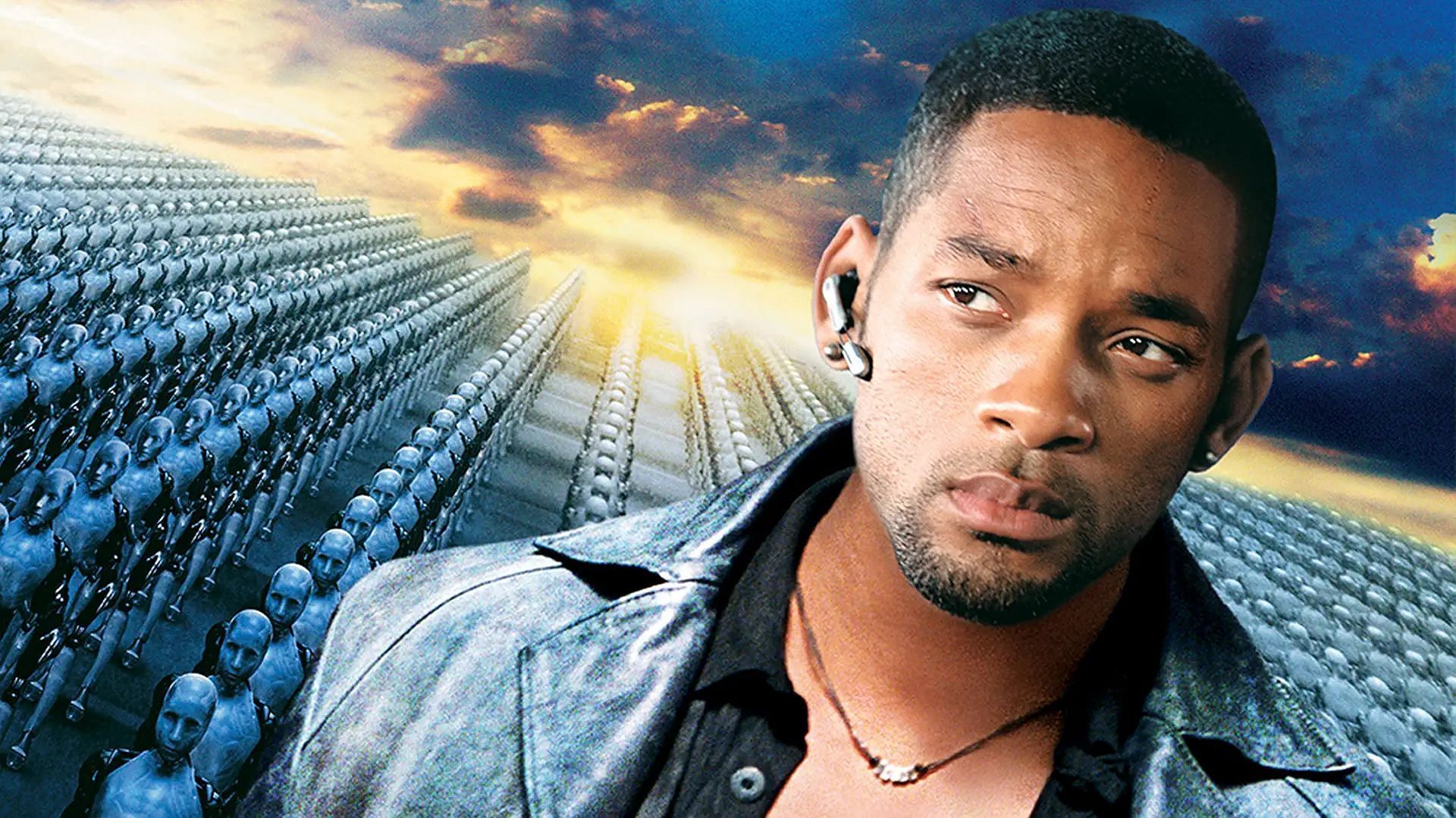 I, Robot is set in a world where robots serve humanity (Image via Prime Video)