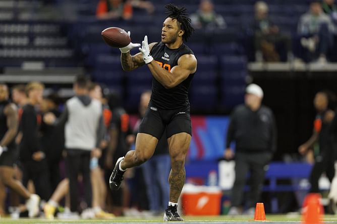 “Poor man’s Derrick Henry” - Nick Wright sees Broncos adding Omarion Hampton in 2025 NFL Draft