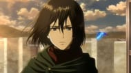 Action anime character Mikasa Ackerman (Image via MAPPA)
