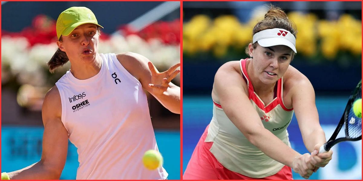 Iga Swiatek and Linda Noskova vying for 4R spot at Madrid Open 2025 | Image Source: Getty