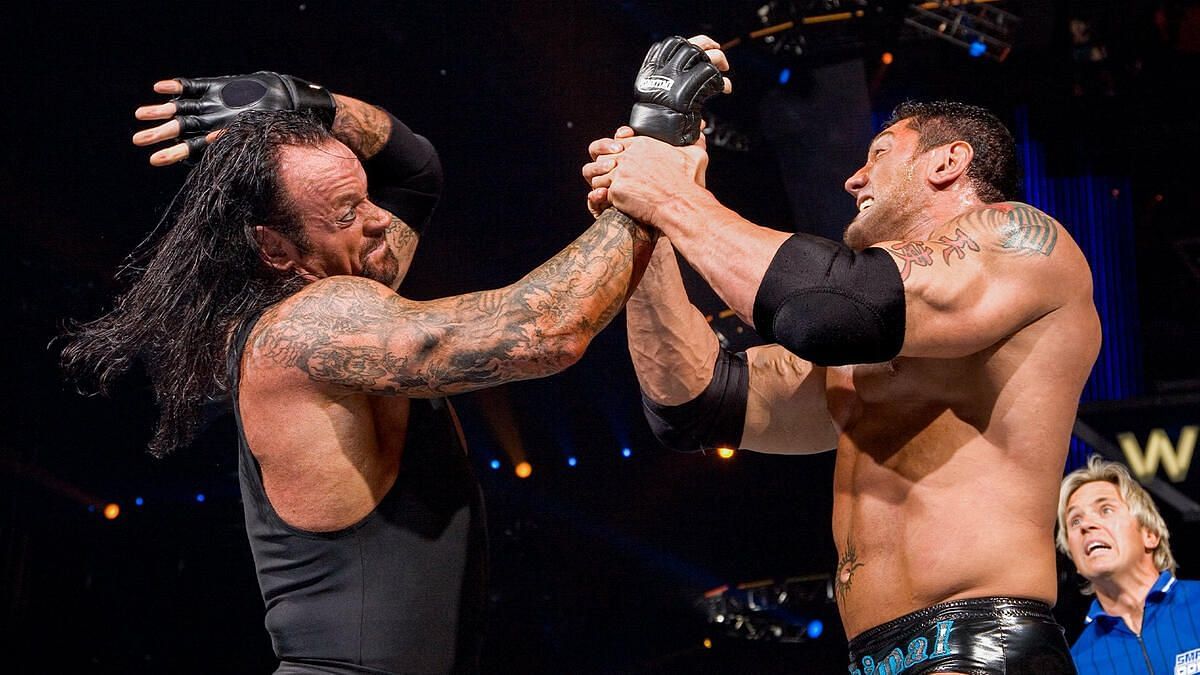 Batista vs. The Undertaker. (Photo: WWE.com)