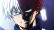 Shoto Todoroki as seen in anime (Image via Bones)