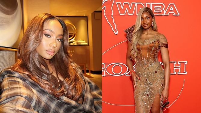 "Best dressed Princess" - Travis Kelce's ex-GF Kayla Nicole swoons over Kiki Iriafen's "breathtaking" outfit at 2025 WNBA draft