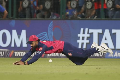 Riyan Parag has put down several crucial catches this season [Credit: Getty]