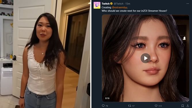 "Grow a backbone": Internet criticizes Twitch for promoting ExtraEmily in a post hours after she got unbanned for distracted driving