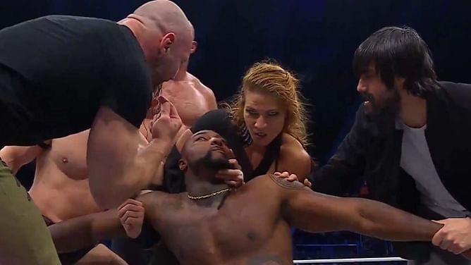 Death Riders member spotted in a sling as AEW Dynamite ends