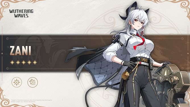 Wuthering Waves Zani idle and combat animations leaked