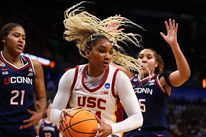 Kiki Iriafen Stats Today: How did USC star fare vs UConn in Elite Eight? (March 31)