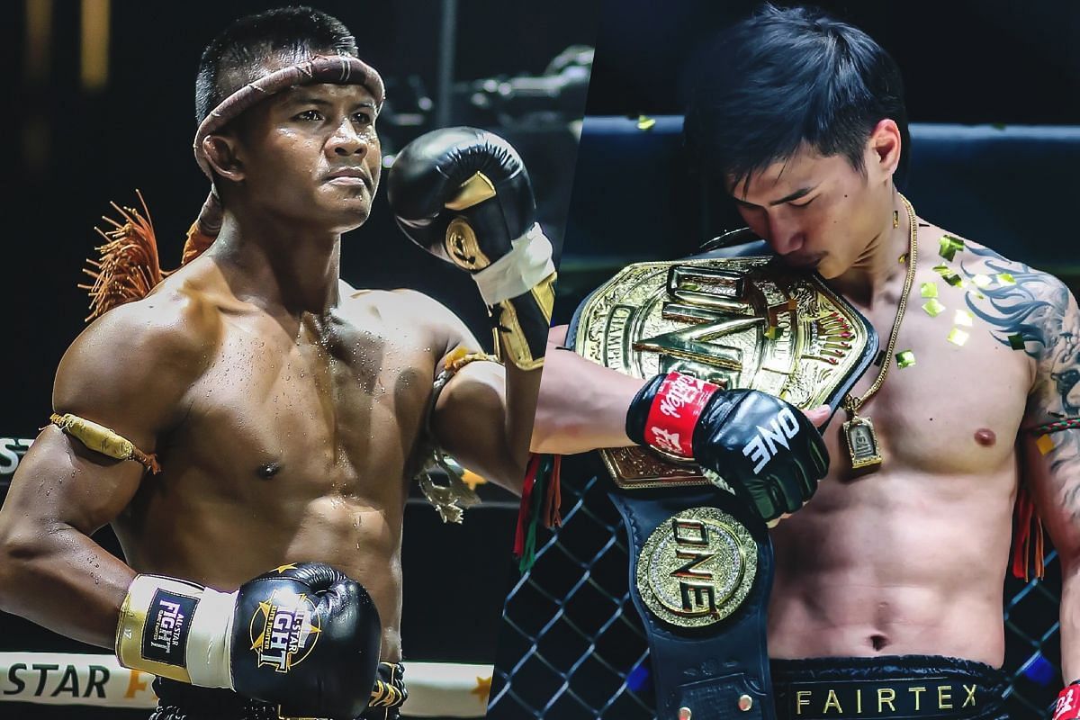 (From left) Buakaw Banchamek and Tawanchai PK Saenchai.