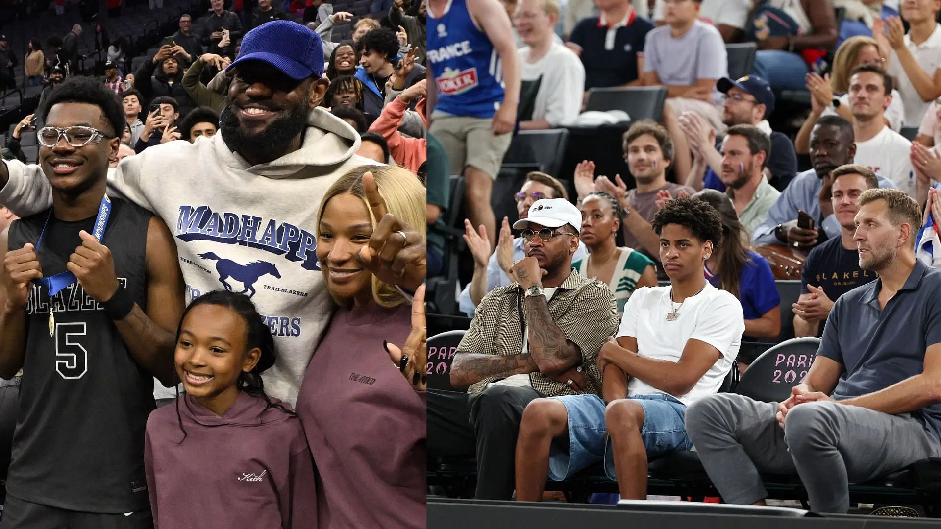 Hoops fans react to the Class of 2025 NBA sons heading to college ft. Bryce James, Kiyan Anthony, Alijah Arenas &amp; others (Image: Getty)