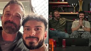 "Insane Aura": Internet reacts to Twitch streamer Tarik hosting Batman star Ben Affleck during VCT watch party