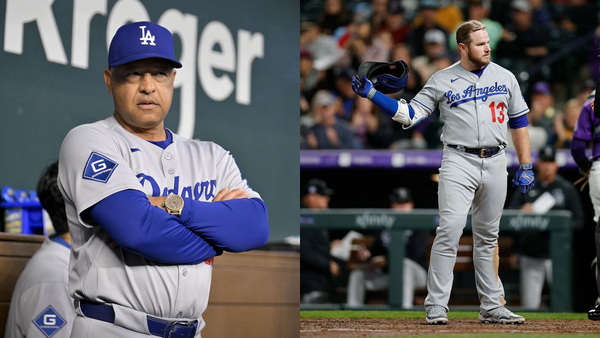Los Angeles Dodgers Manager Dave Roberts &amp; Slugger Max Muncy