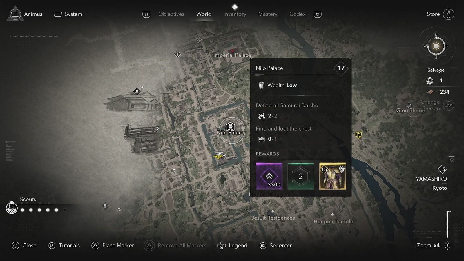 A screenshot from Assassin&#039;s Creed Shadows (Image via Ubisoft || YouTube/@ZaFrostPet)