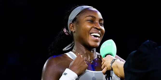 Coco Gauff stops herself from getting into legal trouble after trick question at Stuttgart