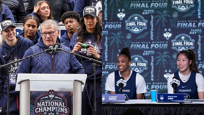 WNBA draft reactions: Geno Auriemma makes his feelings known on Aubrey Griffin and Kaitlyn Chen's chances to get picked