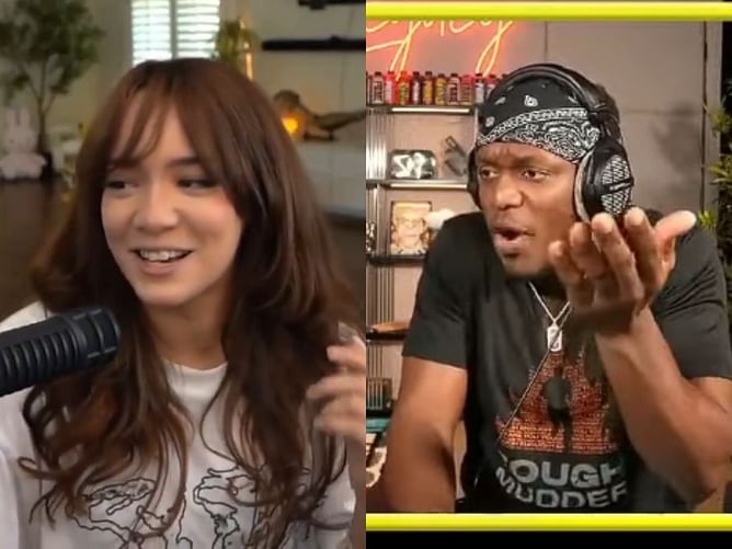 What is the "KSI door giveaway" meme? Sidemen member reacts to Twitch streamer Cinna over her comments