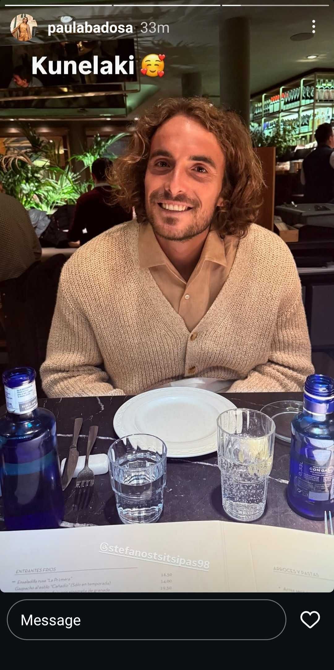 Screengrab from Paula Badosa&#039;s Instagram @paulabadosa