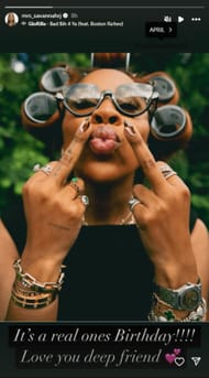 Savannah James' Instagram Stories (Image Source: Instagram / @mrs_savannahrj)