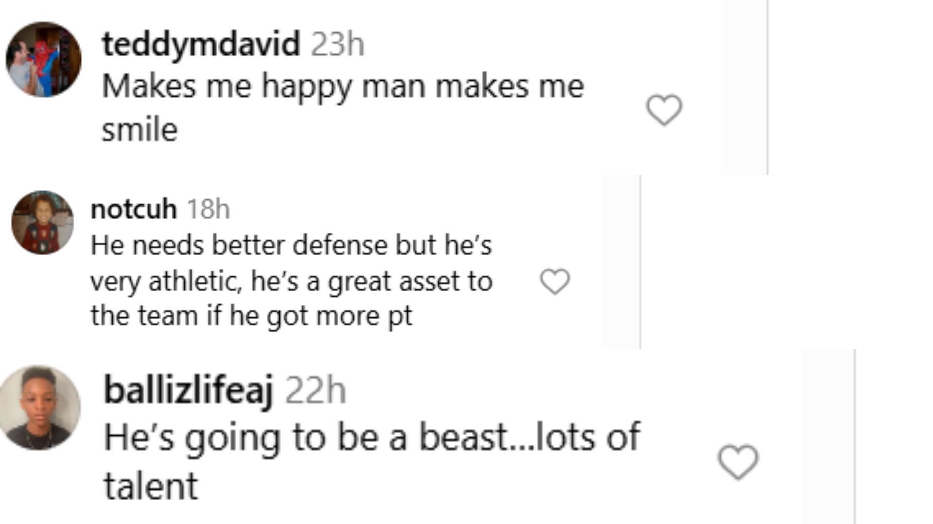 College hoops fans adamant for 6&rsquo;10 sophomore&rsquo;s success with UNC. Credit: IG/@tarheelreports