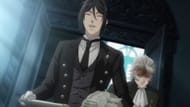 Sebastian Michaelis takes the morning tea to Sieglinde's room (Image via Cloverworks)