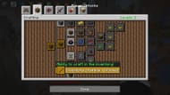 Unlock inventory space and crafting menu (Image via Mojang)