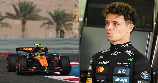 Lando Norris lashes out at claims of McLaren having the fastest car on the grid at Bahrain GP