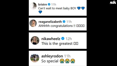 Screenshot of the comment from the Instagram post